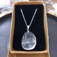 گردنبند کوارتز شفاف