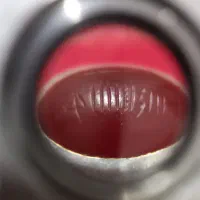 انگشتر عقیق کلوخ یمن خط مرحوم حاج حسین حکاکان شهید