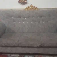 مبل درحد نو با جلو مبلی ودوتا میز|مبلمان خانگی و میز عسلی|آباده, |دیوار