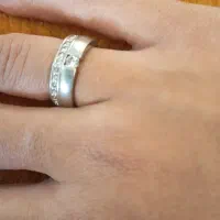حلقه مردانه پلاتین