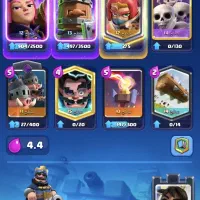 اکانت کلش رویال و کلش اف کلنز