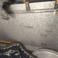 صندوق قدیمی آهنی بزرگ