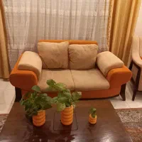 باسلام مبل چهار نفره محکم چوب راش همراه میز وسط|مبلمان خانگی و میز عسلی|پردیس, فاز ۸|دیوار