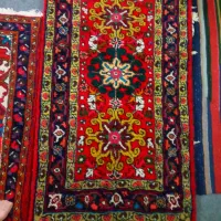 فرش نوقلی دست بافت  باپشم