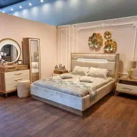 تخت خواب دونفره و سرویس خواب دونفره کد ۹۴۰