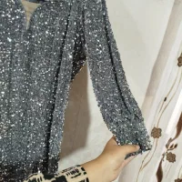 لباس پولکی مجلسی در حد نو|لباس|ایواوغلی, |دیوار