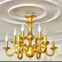 فروش *خریدار*لوستر برنزی آبکاری سالم وفرسوده