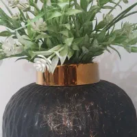 گلدان گل مصنوعی  شیک  ماندگار  و گلدان|گل مصنوعی|رشت, سعدی (تختی)|دیوار