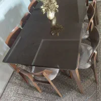 ناهار خوری ۸ نفره چوب روس کاملا در حد