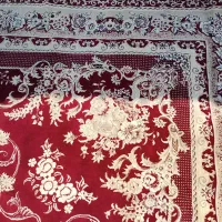 فرش ۱۲ متری قرمز وشش متری ۲ تخته