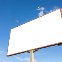 دو خط لو‌کس، ست باهم، بیلبوردی واقعی فروشنده واقعی