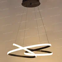 لوستر مدرن led/smd طرح کلیپسی کنترل دار|لوستر و چراغ آویز|تبریز, |دیوار