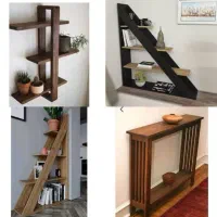 ساخت دکوری و شلف با چوب نراد روسی