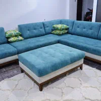 مبل L|مبلمان خانگی و میز عسلی|دوگنبدان, |دیوار
