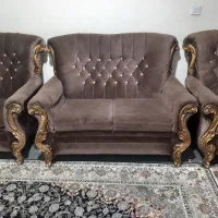 یک دست مبل ۷ نفره|مبلمان خانگی و میز عسلی|تاکستان, |دیوار