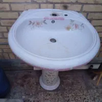 روشویی بزرگ همراه با شیر اهرمی تک ۱۲۰۰|لوازم سرویس بهداشتی|ایذه, |دیوار