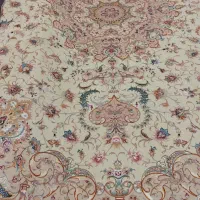 فرش جفت ۱۲ متری نقشه شیر فر در حد نو|فرش|تبریز, |دیوار