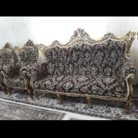 مبل سلطنتی ۷نفره با میز و ۲تا عسلی