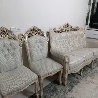 مبل سلطنتی 9 نفره|مبلمان خانگی و میز عسلی|آبیک, |دیوار