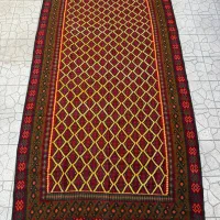گلیم پشمی دستبافت 8 متری آذربایجان استفاده نشده