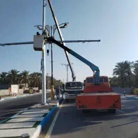 خاور سه تن جرثقیل وبالابر کفی