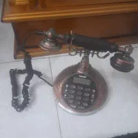 تلفن رومیزی طرح قدیمی|تلفن رومیزی|بومهن, |دیوار