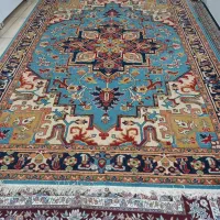 گلیم فرش پرزدار ۹ متری طرح سنتی|گلیم، جاجیم، گبه|کرمانشاه, |دیوار