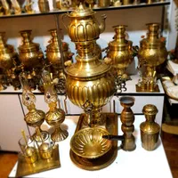 dsw تولیدات برنجی uytp گازی مسی زغالی ذغالی سماور|قوری، کتری، قهوه‌ساز دستی|اصفهان, دستگرده|دیوار