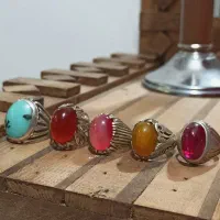 تعدادی انگشتر نقره|جواهرات|سنندج, |دیوار