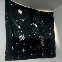 بک دراپ ماه ستاره پینترستی