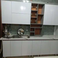 کابینت با سینک تو کار و شیر و صفحه ضد آب