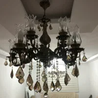 لوستر برنزی خارجی|لوستر و چراغ آویز|تهران, تهرانپارس شرقی|دیوار