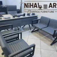 مبل اداری مدل ضربدر میز ضربدر صندلی m500