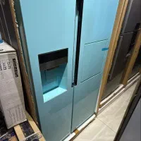 یخچال ساید های رنگی آبی صورتی سفید سیلور اسنوا