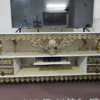 میز تلویزیون بزرگ برنز