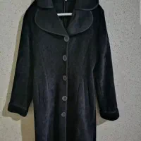 پالتو مخمل مشکی سایز بزرگ