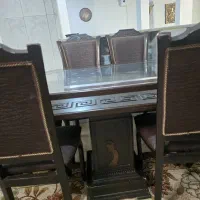 میز نهار خوری ۶ نفره|میز و صندلی غذاخوری|بومهن, |دیوار