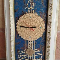 ساعت چوبی مذهبی منبت کاری|ساعت دیواری و تزئینی|تهران, چیتگر شمالی|دیوار