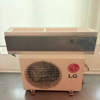 کولر الجی ۱۲ هزار پنل مشکی سرد و گرم C126RQ