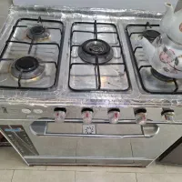 اجاق گاز طرح فر پنج شعله