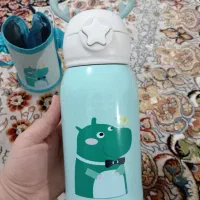 فلاکس. قمقمه استیل رنگ ثابت 2حالته. کاملاصفر وتازه