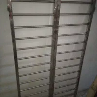 در حفاظ استیل حفاظ بانکی چهارچوب در چوبی