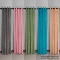 پرده 24 رنگی ضخیم دو طرف پرده ارزان تر از همه جا