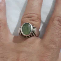 انگشتر نقره زمرد