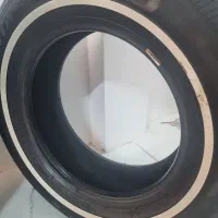 لاستیک نو دور سفید مشکی.|قطعات یدکی و لوازم جانبی|مشهد, بهمن|دیوار