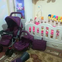 تخت وکالسکه کودک|اسباب و اثاث بچه|هشتگرد, فاز ۲ مهستان|دیوار