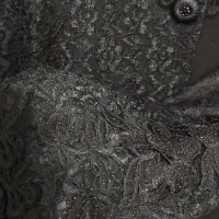 دو مدل مانتو زنانه کاملا نو مشکی شیک مجلسی|لباس|تهران, دبستان|دیوار