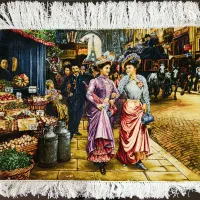 تابلو فرش دستباف طرح شانزالیزه|تابلو فرش|ارومیه, |دیوار