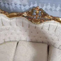 مبل سلطنتی 7 نفره بسیار نو جنس راش اعلا|مبلمان خانگی و میز عسلی|رشت, لاکان شهر|دیوار