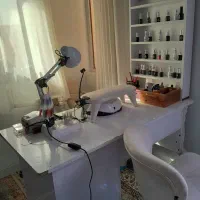 وسایل کاشت ناخن+میزو صندلی ناخن